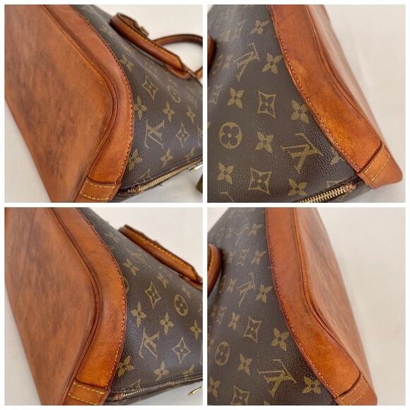 LOUIS VUITTON Vintage Alma PM Leather Handbag Satchel - Picture 12 of 15